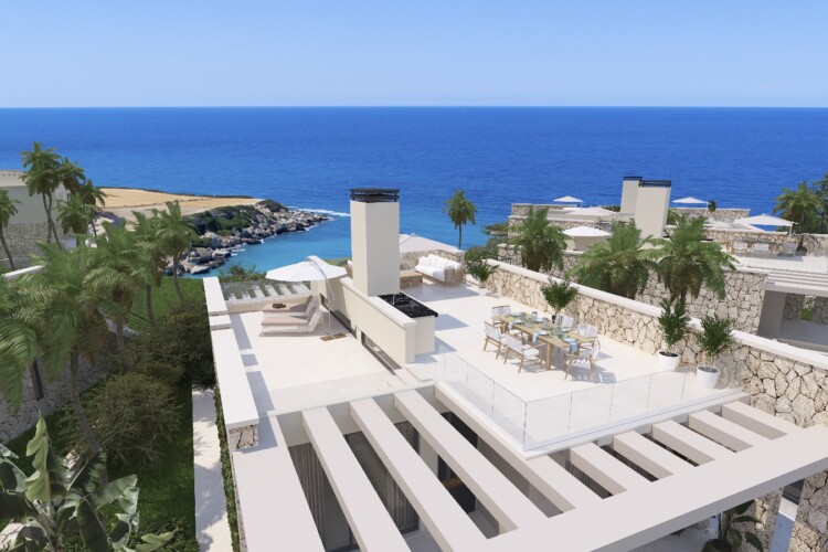 3+1 bungalows with swimming pool, garden and a roof terrace, in the Tatlisu area