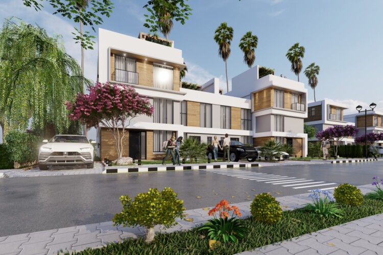 3+1 apartments close to the sea in Iskele