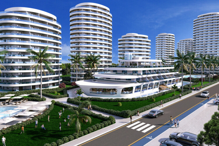 0+1 apartment in a new  project in Iskele