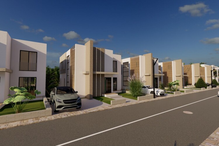 3+1 villa in a new complex in Iskele