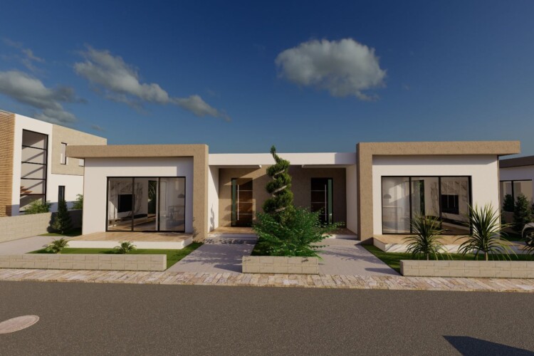 3+1 twin villa in a new complex in Iskele
