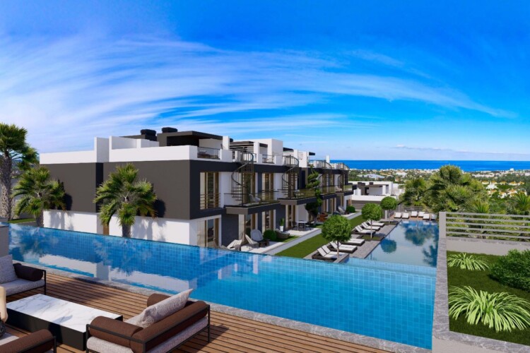 1+1 apartment in a new project in Lapta