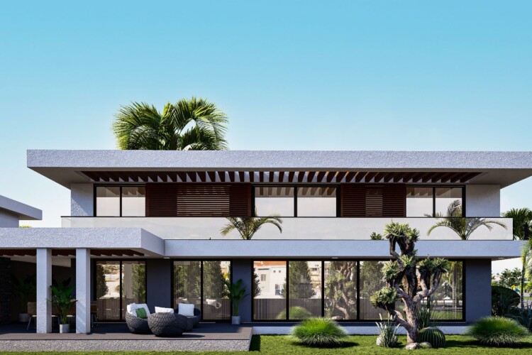 4+1 sea view villa in Bogaz, Iskele