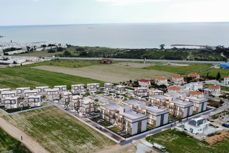 Duplex apartment 2+2 in Bogaz, Iskele