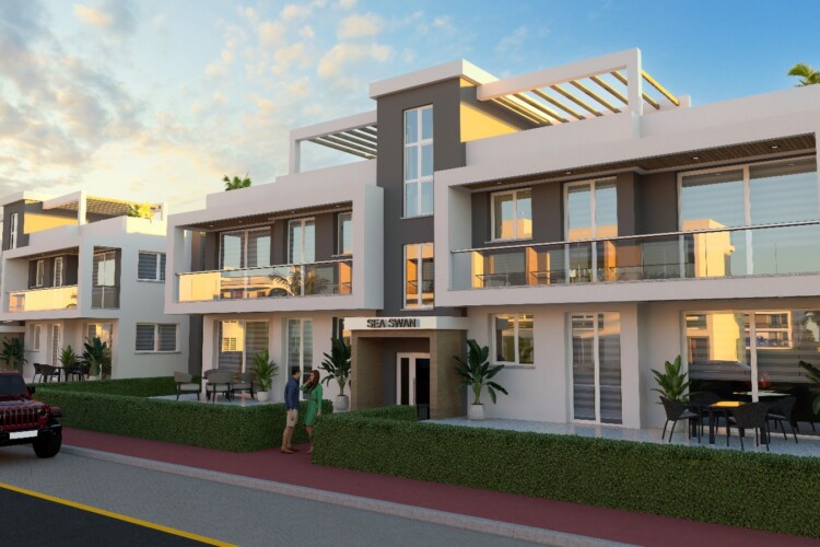 One-bedroom apartment in Iskele next to the sea