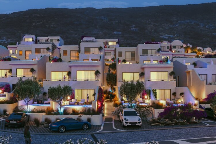 1+1 villa with private pool on the terrace