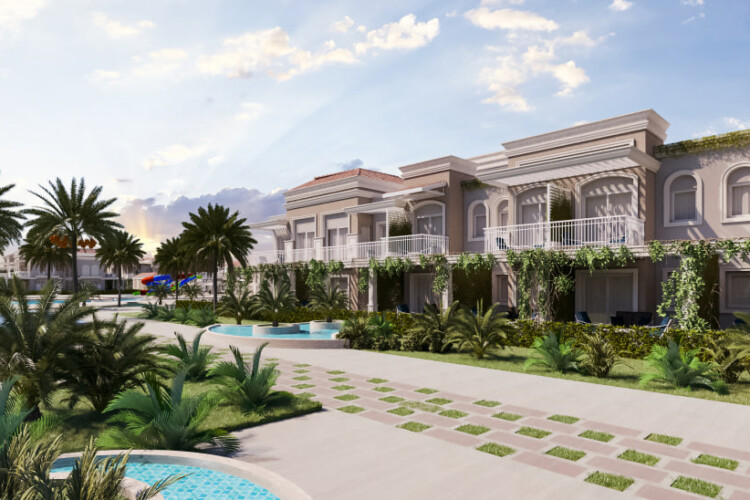 Villa 2+1 with a garden, terrace and picturesque landscape around