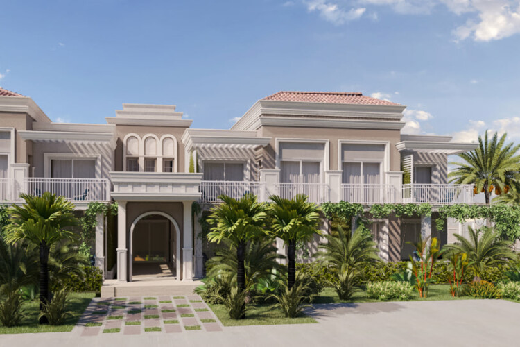 Villa 3+1 with a garden, terrace and picturesque landscape around