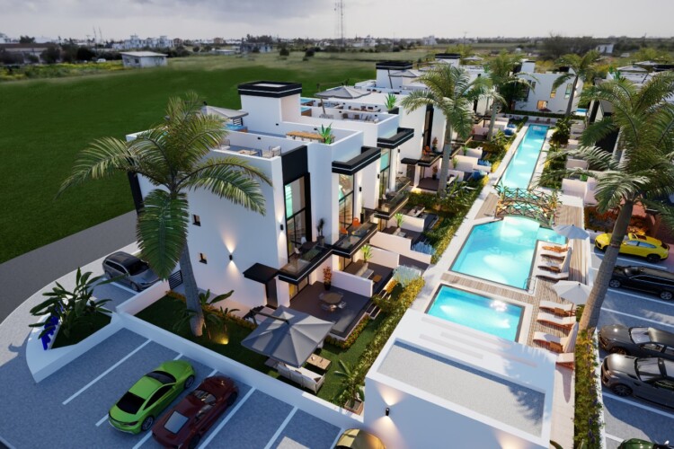 3 bedroom garden floor apartment in Salamis