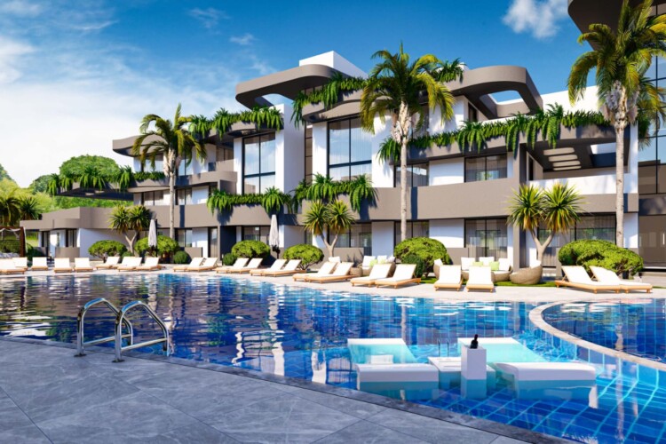2+1 loft apartment in a new project in Yeni Boğaziçi