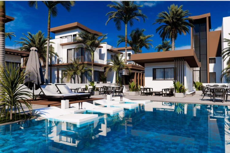 3+1 twin villa in a new project in Yeni Boğaziçi