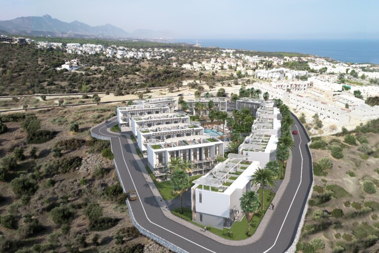 1+1 loft-style apartment in Esentepe