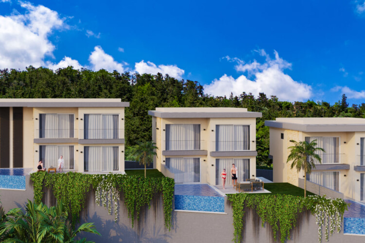 Villa 3+1 with pool – infinity pool and huge roof terrace