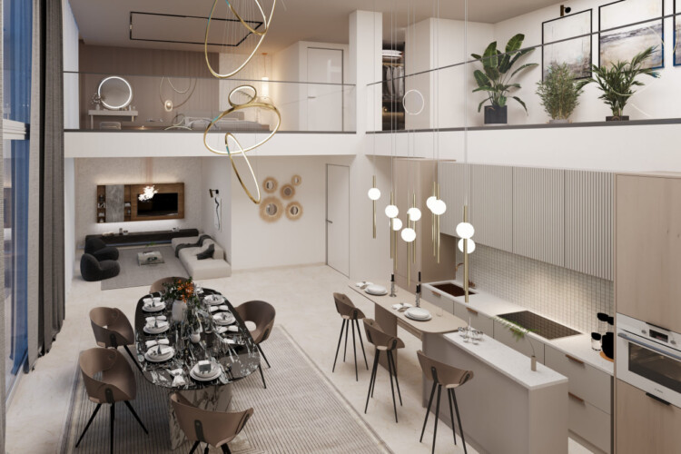 3+1 loft-style apartments in a unique boutique project