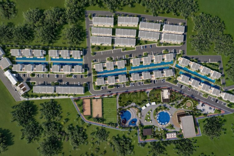 2 bedroom loft apartment in Boğaz, İskele