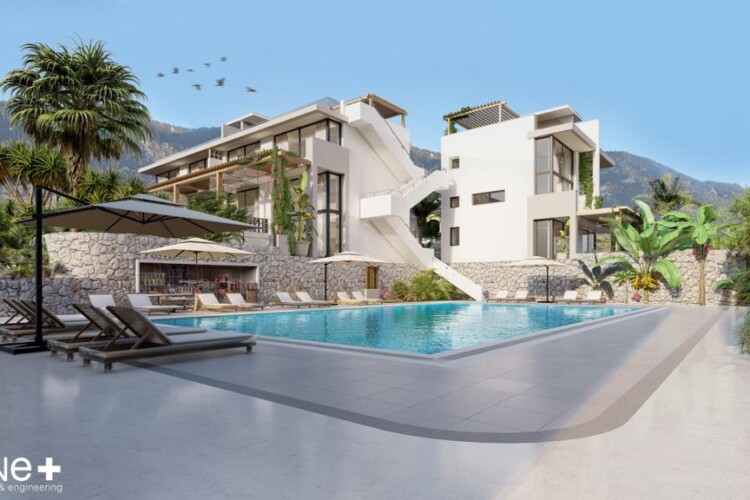 2+1 penthouse in Esentepe