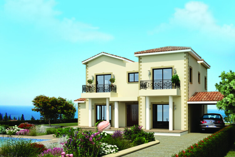 Elegant three-bedroom villa in an authentic Cypriot architectural style