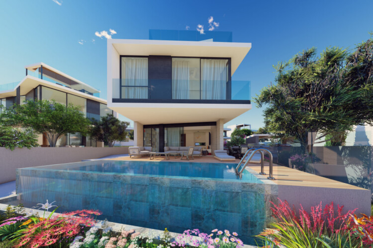 Villa 3+1 next to a 5-star hotel on the Mediterranean coast
