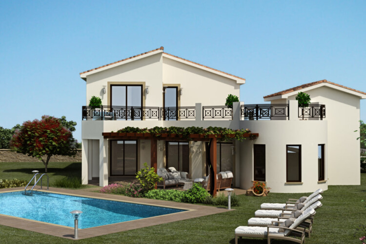 Three-bedroom residence in a holiday village