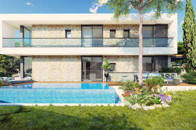 Villa 4+1 next to a 5-star hotel on the Mediterranean coast