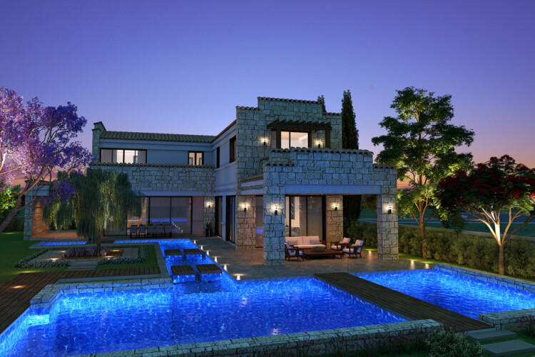 Luxury villa 3+1 in a holiday village with golf infrastructure