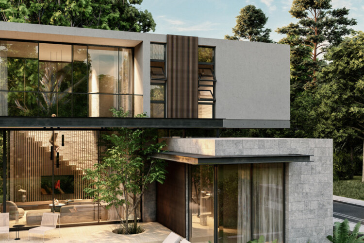 4-bedroom villa with spacious terrace in Lapta