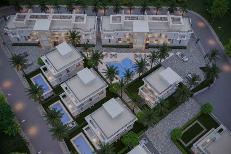 3 bedroom duplex apartment with garden