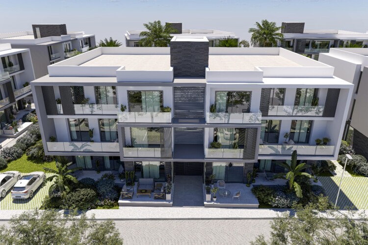 Studio apartment in Iskele next to a business center