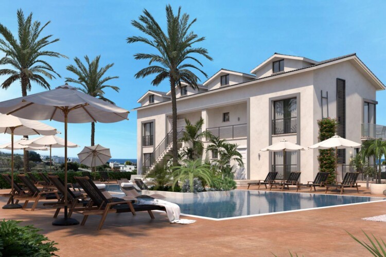 Studio apartment in Kucukerenkoy, Esentepe