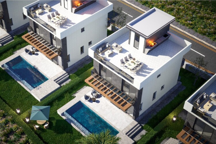 4 bedroom villas in Lapta 900 m from the sea